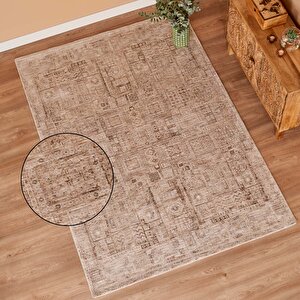 Jovak Modern Halı Kahverengi (200x290 Cm) Kahverengi