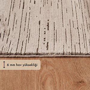 Vedra  Modern Halı Gri (160x230 Cm) Gri