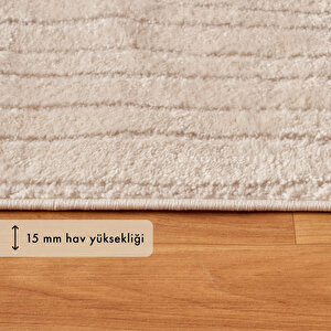 Horizon Modern Halı Beyaz (160x230 Cm) Beyaz