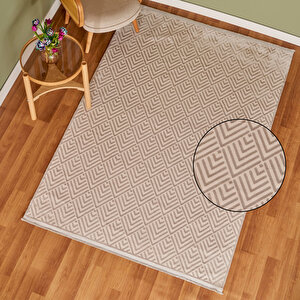 Veluna Modern Halı Beyaz (160x230 Cm) Beyaz