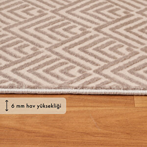 Veluna Modern Halı Beyaz (160x230 Cm) Beyaz