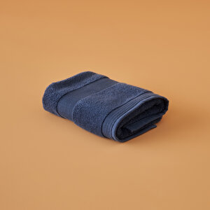 %100 Pamuk Juna Yüz Havlusu Lacivert (50x70 Cm) Lacivert Lacivert