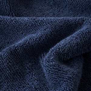 %100 Pamuk Juna Yüz Havlusu Lacivert (50x70 Cm) Lacivert Lacivert