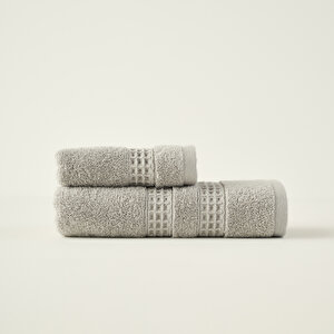 %100 Pamuk Peggy El Havlusu Gri (30x50 Cm) Gri Gri