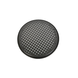 Paslanmaz Karbon Çelik, Delikli, Yanmaz Yapışmaz 32 Cm Büyük Boy Pizza Ve Lahmacun Tepsisi