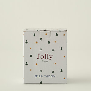 Jolly Yılbaşı Stoneware Kupa Yeşil (290 Cc) Yeşil