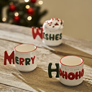 Jolly Yılbaşı Stoneware Kupa (360 Cc) Çok Renkli