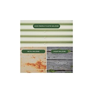 Modüler Yükseltilmiş Bahçe Yatağı Yükseltilmiş Sebze Yatağı No:2 (85x60) Gri