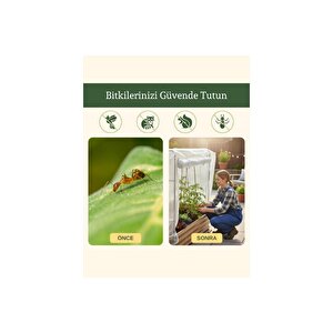 Seralı Modüler Yükseltilmiş Bahçe Yatağı Yükseltilmiş Sebze Yatağı No:7 (140x85) Gri