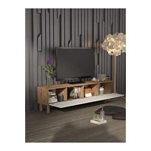 Bohem Tarz 180 Cm 4 Kapaklı Mdf Kapak Tv Ünitesi, Model 2 Model 2 Atlantik Çam
