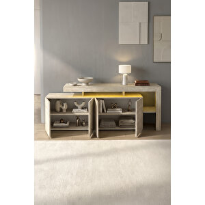 Luma Ledli̇ Konsol, Traverten Traverten