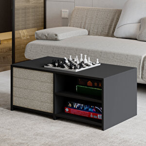 Gord Minderli Orta Sehpa – Oyun Ve Dinlenme Alanı İçin Fonksiyonel Tasarım, Antrasit