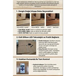 Luma Ledli̇ Konsol, Mi̇ro 1033 Meşe