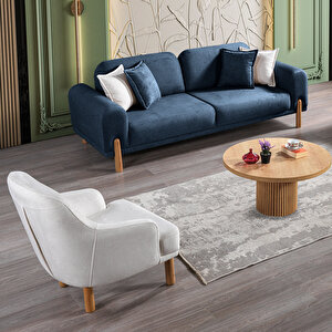 Class Bohem Koltuk Takımı 3+1 Lacivert Lacivert