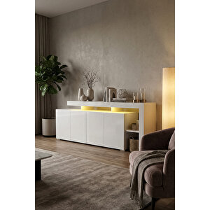 Luma Ledli̇ Konsol, Beyaz Beyaz