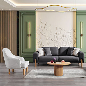 Class Bohem Koltuk Takımı 3+1 Antrasit Antrasit