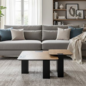 Eymense Lavanta İkili Orta Sehpa Seti