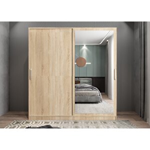 Life Sürgülü Gardırop Meşe G.r.l_5_140cm 140 cm