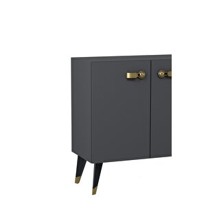 8222-64dd Kb150 Konsol,tv Üni̇tesi̇ ANTRASİT-ALTIN