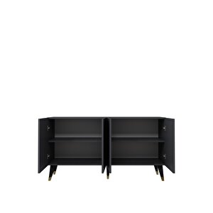 8226-128dd Kb150 Konsol,tv Üni̇tesi̇ ANTRASİT-ALTIN