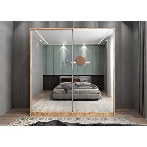 Harki Sürgülü Gardırop Çam G.r.h_3_208cm 208 cm