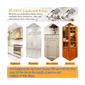 Tas Deliksiz Mobilya Dolap Menteşesi