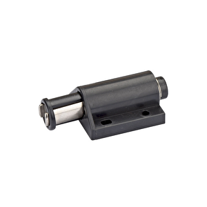 Cam Kapak Menteşesi Tekli İticili Mıknatıslı Çıtçıt Takım Siyah