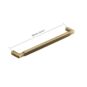 Z.320 Dolap Mobilya Kulp Olifka Antik Sarı 160 Mm