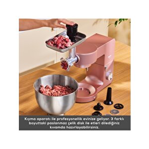 Multichef Ultra 2000w 7 Litre Stand Mikser Rosegold (kıyma Çekme/sucuk-sosis/içli Köfte Aparatlı)