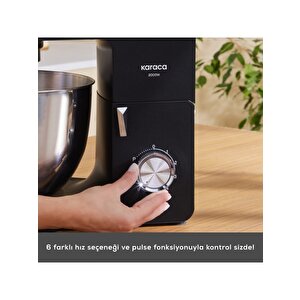 Multichef Ultra 2000 Watt 7 Litre Stand Mikser Black (kıyma Çekme/sucuk-sosis/içli Köfte Aparatlı)