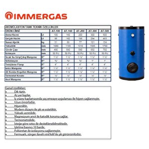 Akümülasyon Tanki 160 Li̇tre Emaye