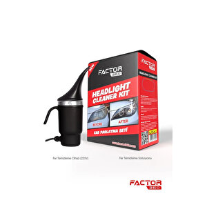 Factor 360 Plastik Far Temizleme Ve Buharlı Parlatma Cihazı