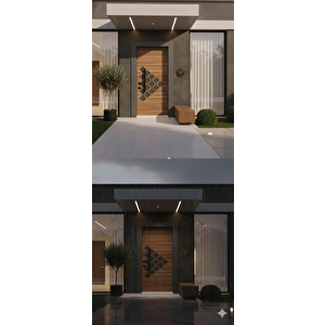 SUDE Seri̇si̇ | Elegance Güvenli̇k Kapisi Çeli̇k Kapi - Vi̇lla Kapisi