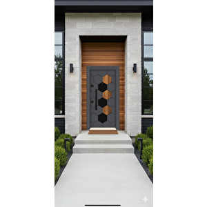 Eli̇t Seri̇si̇ | Elegance Güvenli̇k Kapisi Çeli̇k Kapi - Vi̇lla Kapisi