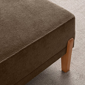 Eymense Mocha Plus Sırt Mekanizmalı Köşe Koltuk Kahverengi Sağ Köşe