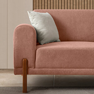 Eymense Mocha Plus Sırt Mekanizmalı Kanepe Pembe