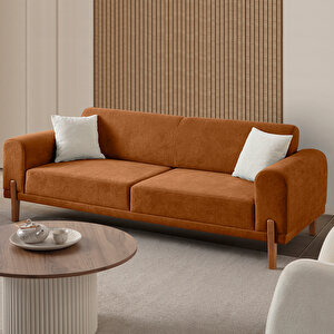 Mocha Plus Sırt Mekanizmalı Kanepe Turuncu Turuncu