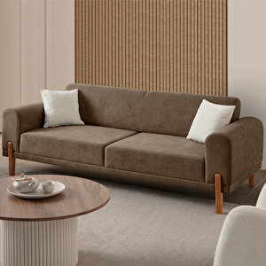 Mocha Plus Sırt Mekanizmalı Kanepe Kahverengi Kahverengi