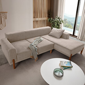 Mocha Plus Sırt Mekanizmalı Köşe Koltuk Sütlü Kahve Sağ Köşe Sütlü Kahve