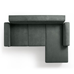 Eymense Mocha Plus Sırt Mekanizmalı Köşe Koltuk Yeşil Sağ Köşe