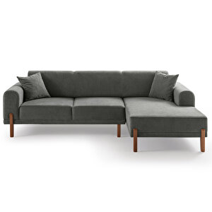 Eymense Mocha Plus Sırt Mekanizmalı Köşe Koltuk Antrasit Sağ Köşe