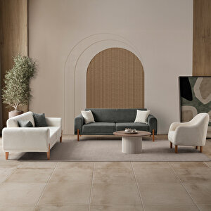 Mocha Plus Sırt Mekanizmalı Koltuk Takımı 3+3+1 Antrasit Antrasit