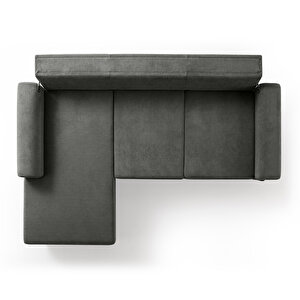 Eymense Mocha Plus Sırt Mekanizmalı Köşe Koltuk Antrasit Sol Köşe