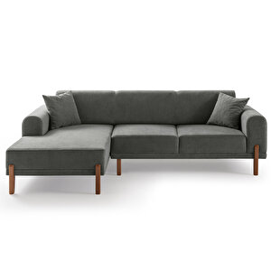 Eymense Mocha Plus Sırt Mekanizmalı Köşe Koltuk Antrasit Sol Köşe