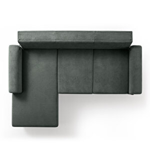 Eymense Mocha Plus Sırt Mekanizmalı Köşe Koltuk Yeşil Sol Köşe