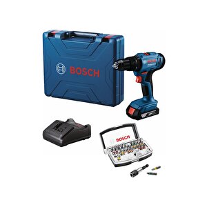 Gsb 183-li 2 Ah Tek Akülü Vidalama Darbeli Matkap + 32 Parça Bits Uç Seti