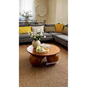 Orta Sehpa (üç Toplu) Açık Ceviz