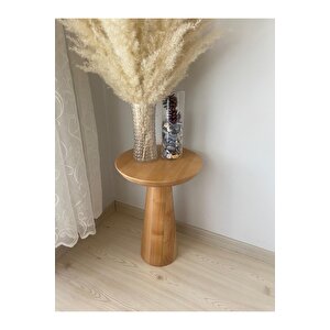 Tekli Vernikli Mantar Sehpa