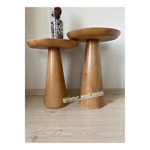 İkili Mantar Sehpa(vernikli)