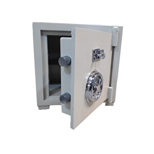 Sur Çeli̇k Para Kasalari 40 Cm 58 Kg Şifreli Krem